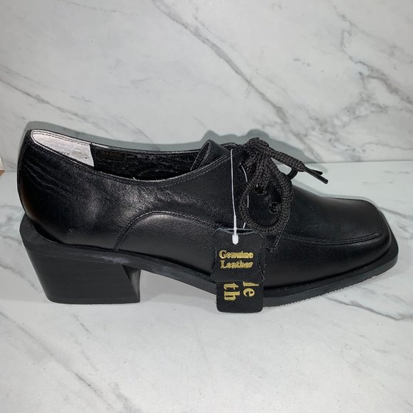 NWT PEERAYS BRAND NEW Leather WW Square Toe Shoes - Picture 3 of 6